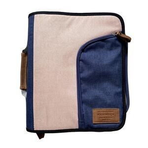 Renwick Zipper Binder in Pink